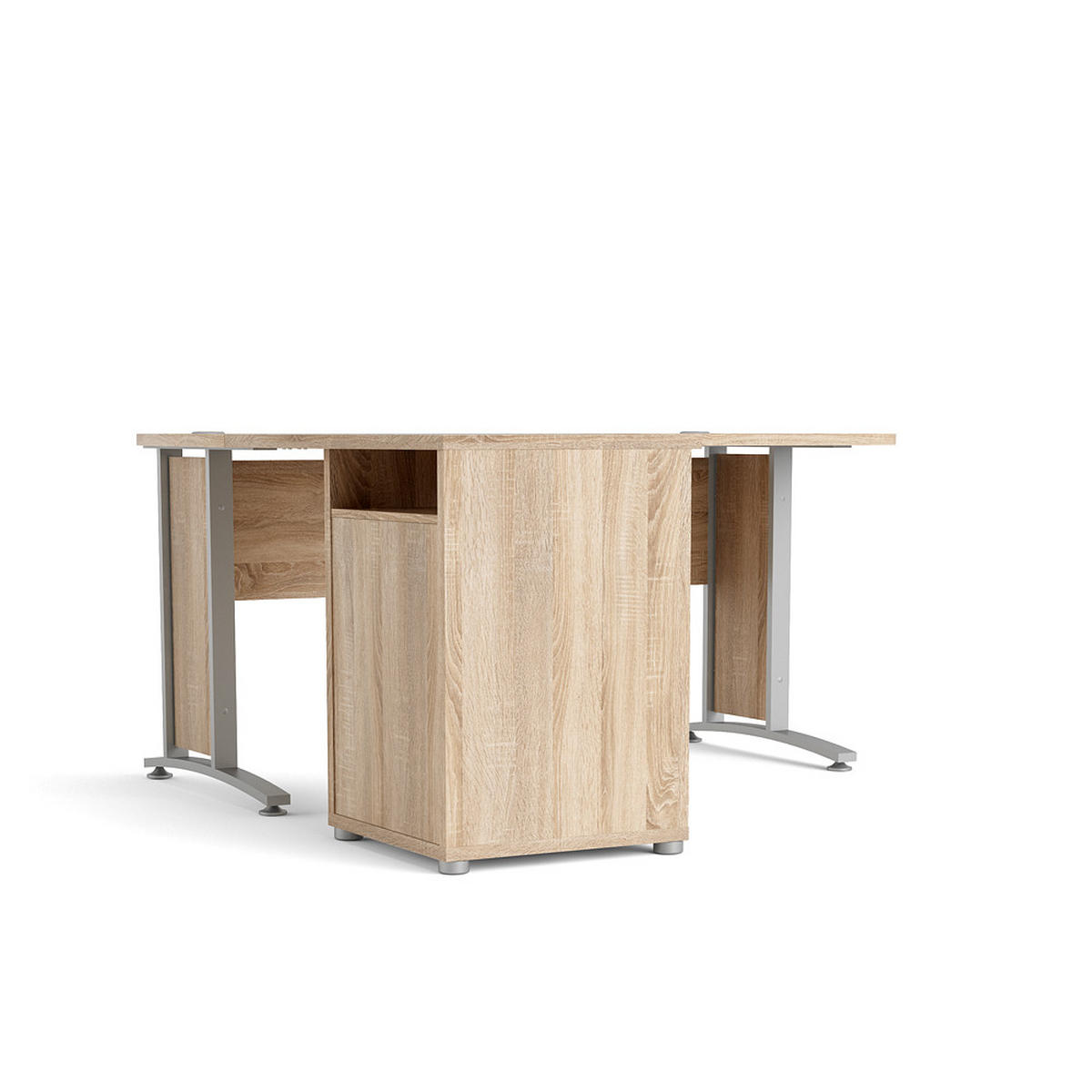 ECKSCHREIBTISCH Eiche Dekor - Eiche Wotan, Holzwerkstoff (151/159/75cm) - ebuy24