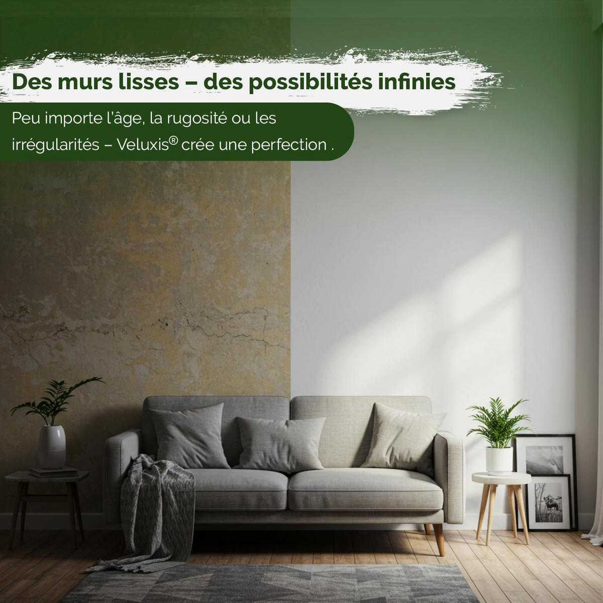 GLATTVLIES - Weiß, 25,00 m x 1 m - 150g/m² - Weiß, Papier (2500/100cm) - Veluxis