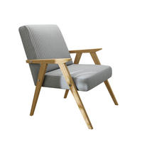 SESSEL PRL Holzgestell, 59/63/81 cm Hellgrau - Hellgrau, Holz/Textil (59/81/63cm) - Idohome
