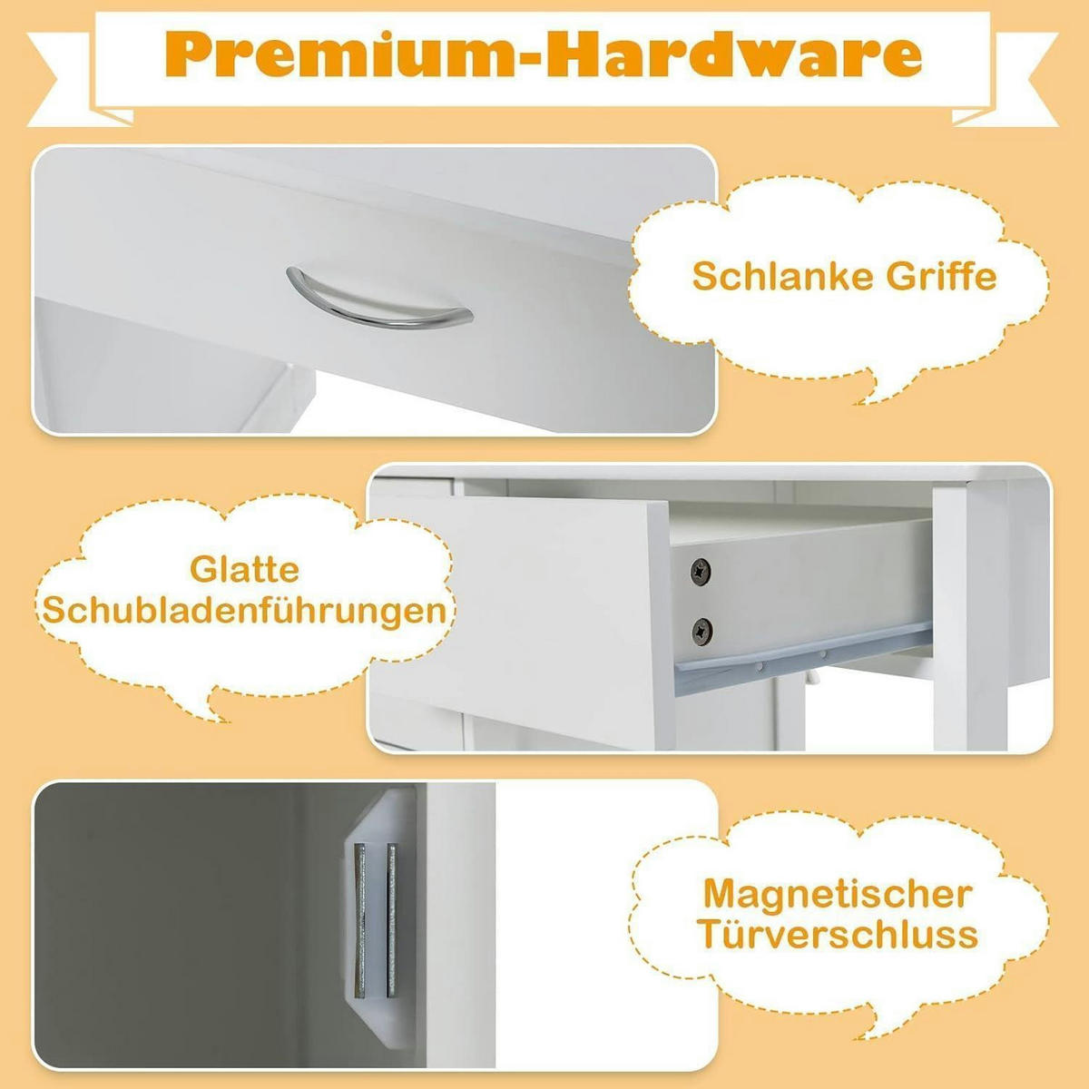 KINDERSCHREIBTISCH mit Stuhl 2-teiliges Set Weiß - Weiß, Holzwerkstoff (90.5/81/46cm)