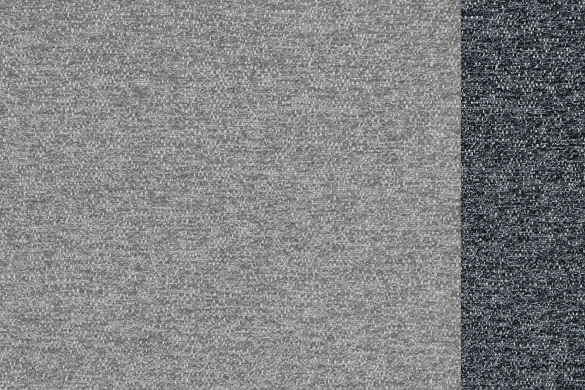 SOFA SALVINI 3-Sitzer, hellgrau - Hellgrau/Schwarz, Holzwerkstoff/Textil (176/88/99cm) - Courtois Laville