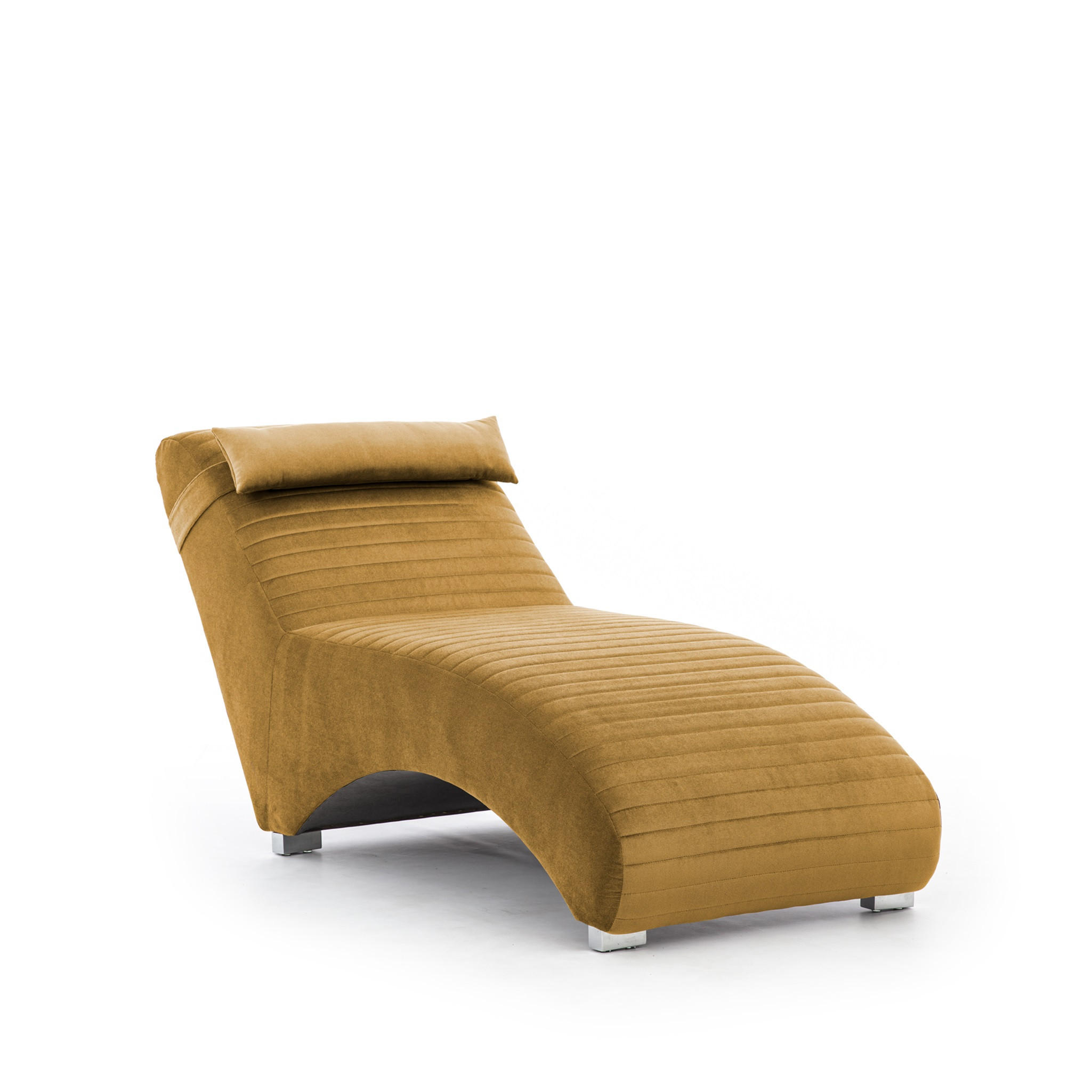Fun Möbel Relaxliege Currygelb 73x80x170 cm