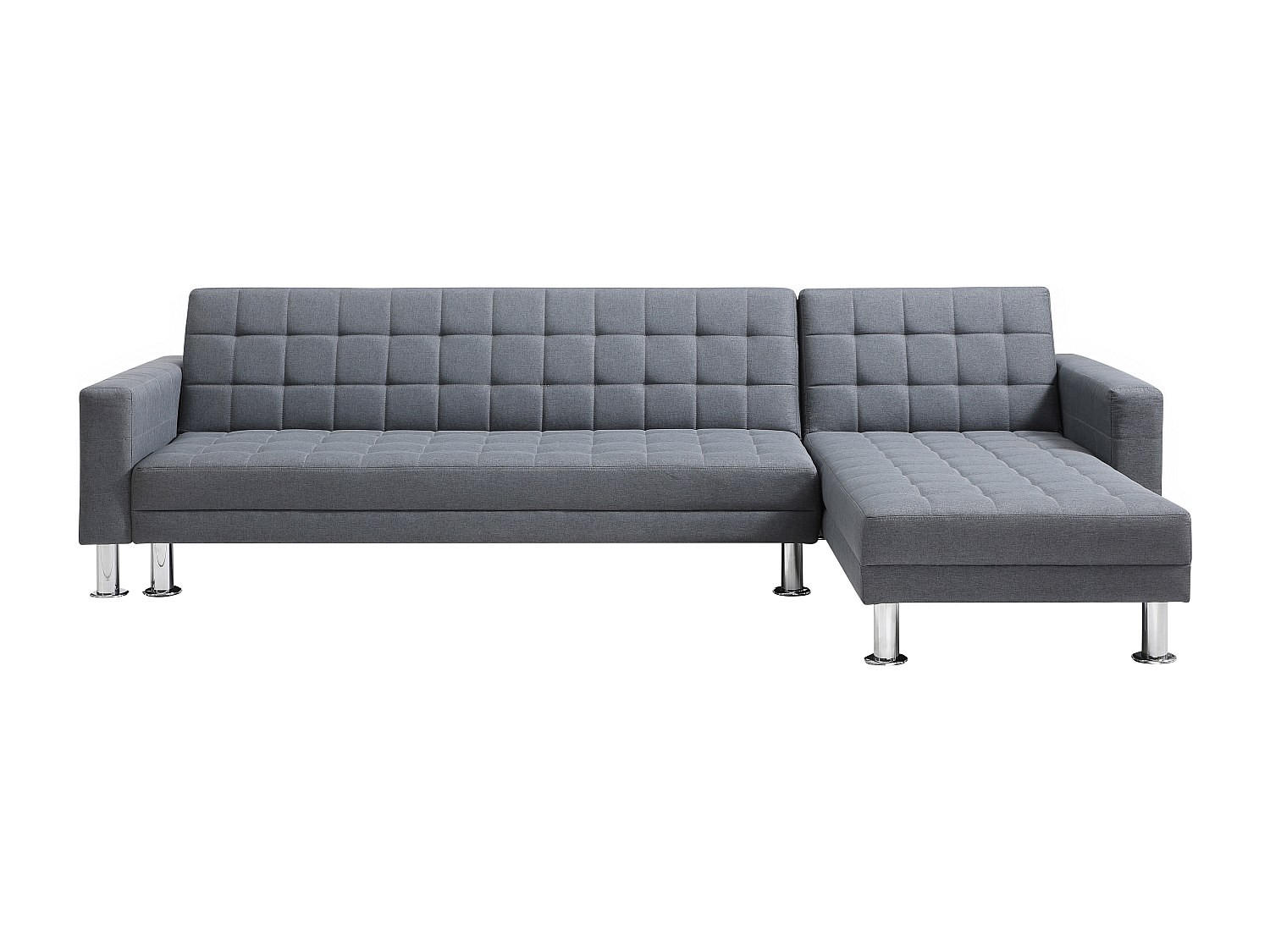 SCHLAFSOFA - 5 Personen - Stoff - Grau - - Grau, Textil (290/79/173cm) - Vente-Unique