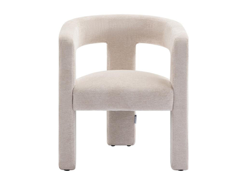 SESSEL - Strukturstoff - Beige - FAVINA - Beige, Textil (59/75/64cm) - Vente-Unique