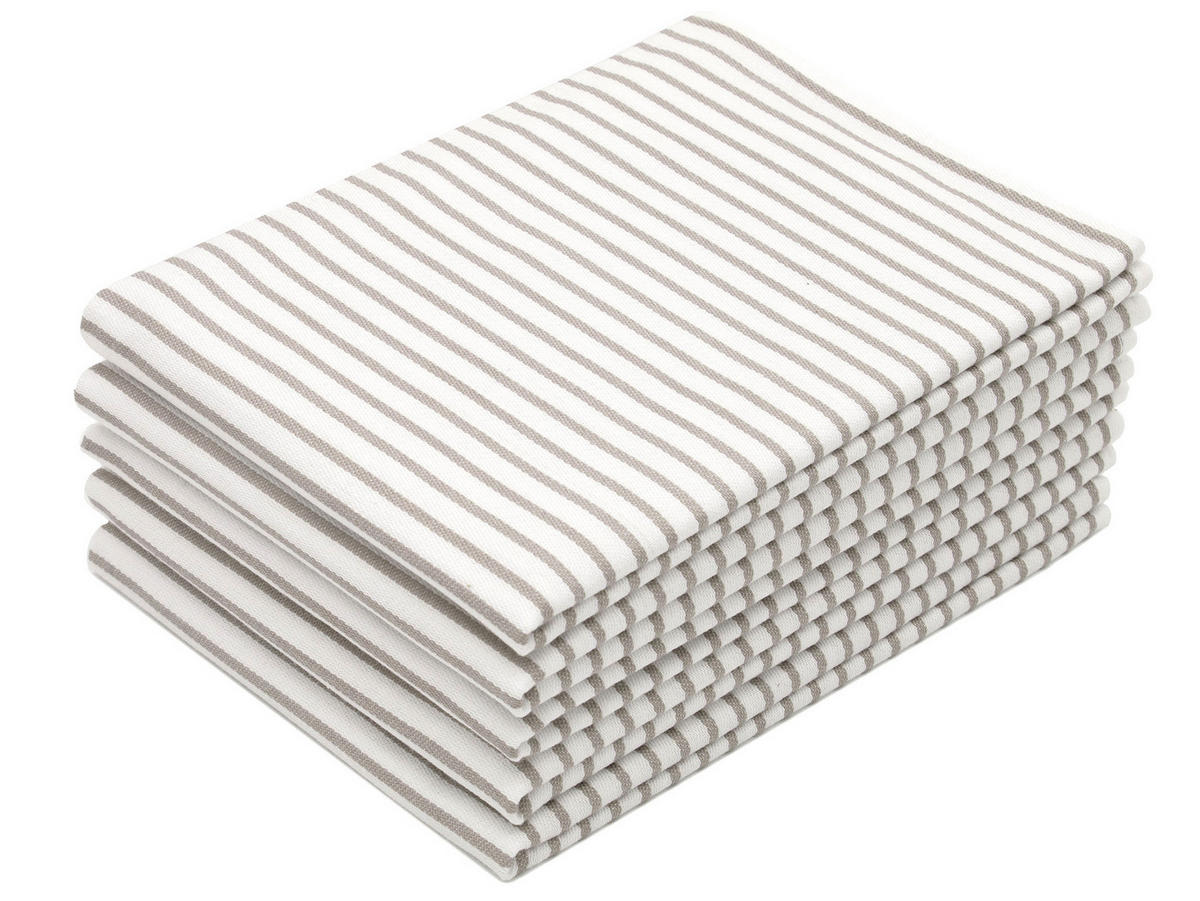 GESCHIRRTÜCHER, 5er-Set, 100% Baumwolle - Beige, Textil (50/70cm) - Zollner