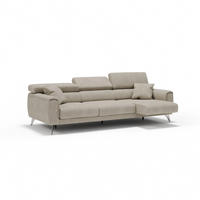 LINEARSOFA Caravaggio - Creme, Textil (244/73/102cm) - Divani.store