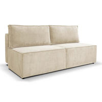SCHLAFSOFA Mit Bettzeugfach COMPI Ecru - Ecru, Holz/Textil (192/92/98cm) - Kaiser Möbel