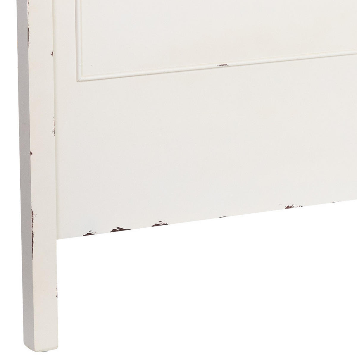 KOPFTEIL aus Holz, weiß, 150x5x130cm - Weiß, Holz (150/130/5cm) - Wanderlust