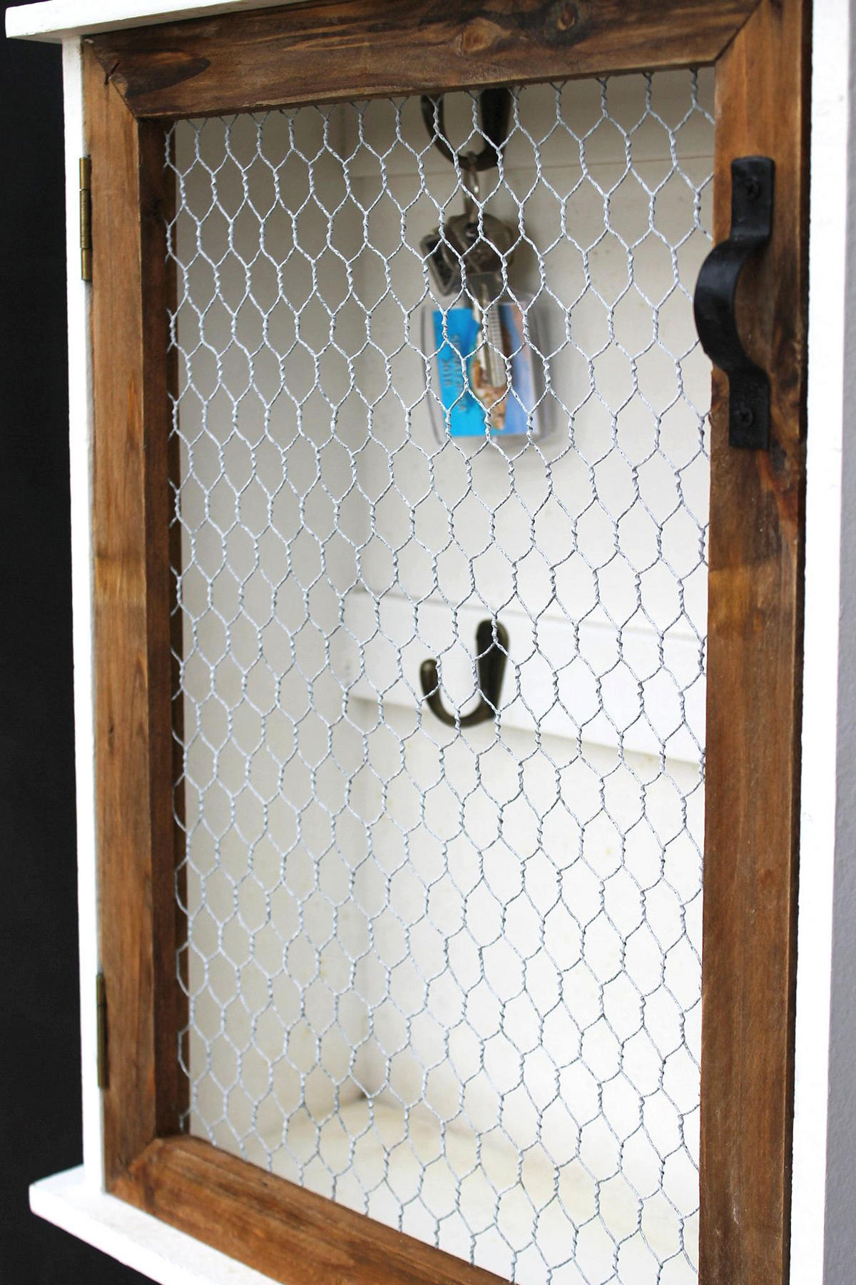 SCHLÜSSELKASTEN Holz Weiß 33/14/42 cm - Weiß, Holz (33/42/14cm) - DanDiBo