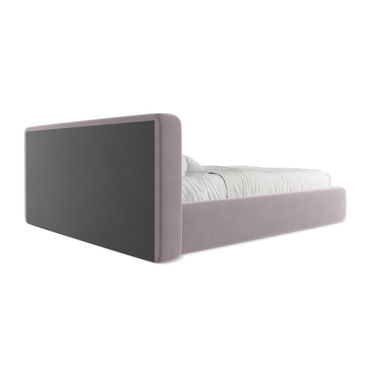 POLSTERBETT mit Bettkasten und Lattenrost 200x225 Violett - Lila/Flieder, Kunststoff/Textil (160/200cm) - LaMiaSofa