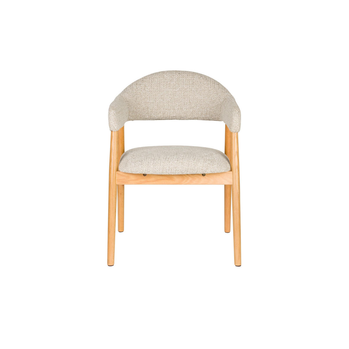 ESSZIMMERSTUHL Indy Hellbraun/ Beige - 2 er Set - Beige, Kunststoff (56/81/54cm) - Housecraft Living