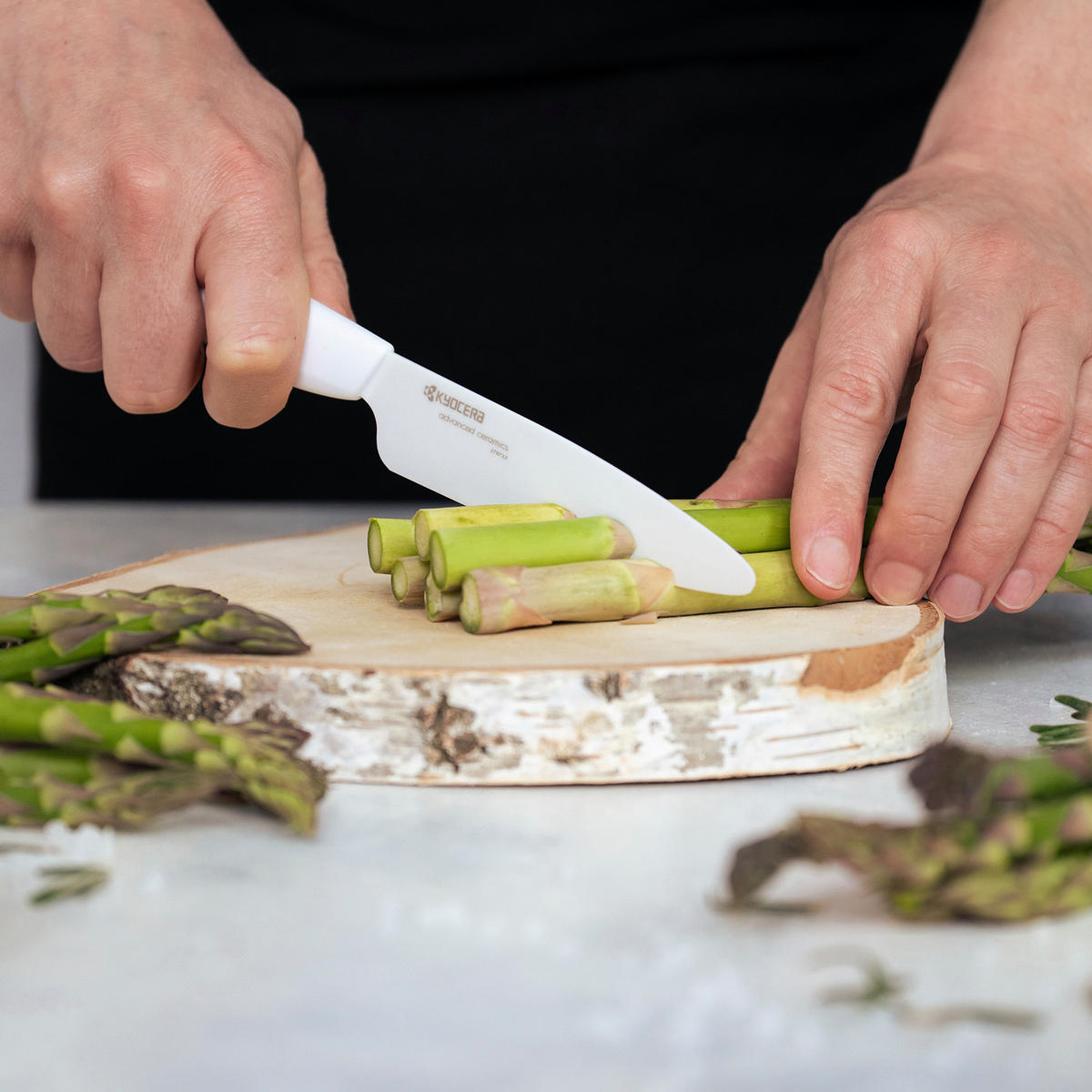 ALLZWECKMESSER Keramik - KYOCERA GEN WHITE Klinge: 11 cm - Multicolor, Keramik/Kunststoff (22.4cm) - Kyocera