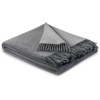 TAGESDECKE Plaid grau-silber 150 x 200cm - Silberfarben, Textil (150/170cm) - Biederlack