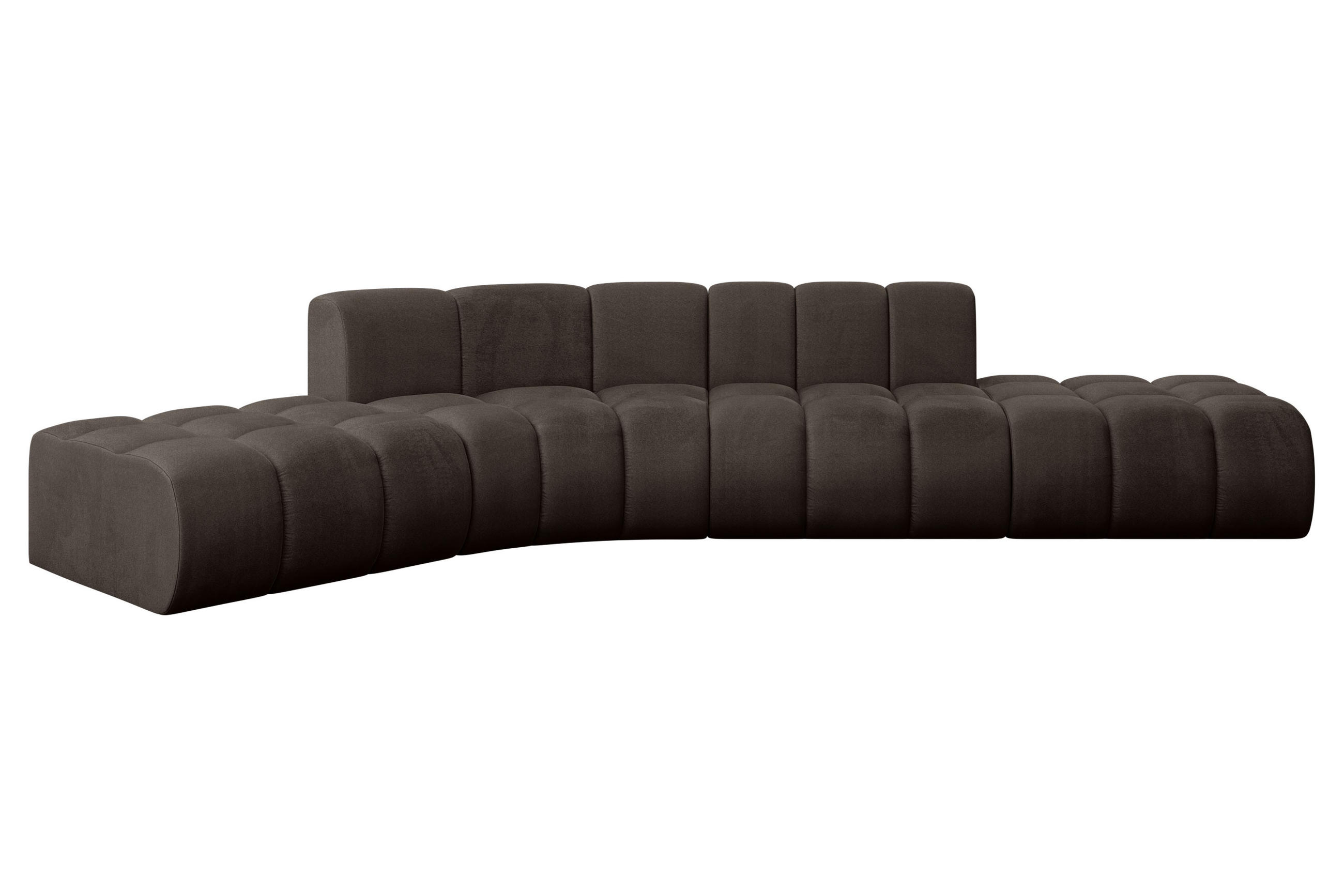 Altdecor Ecksofa Braun 380x174 cm