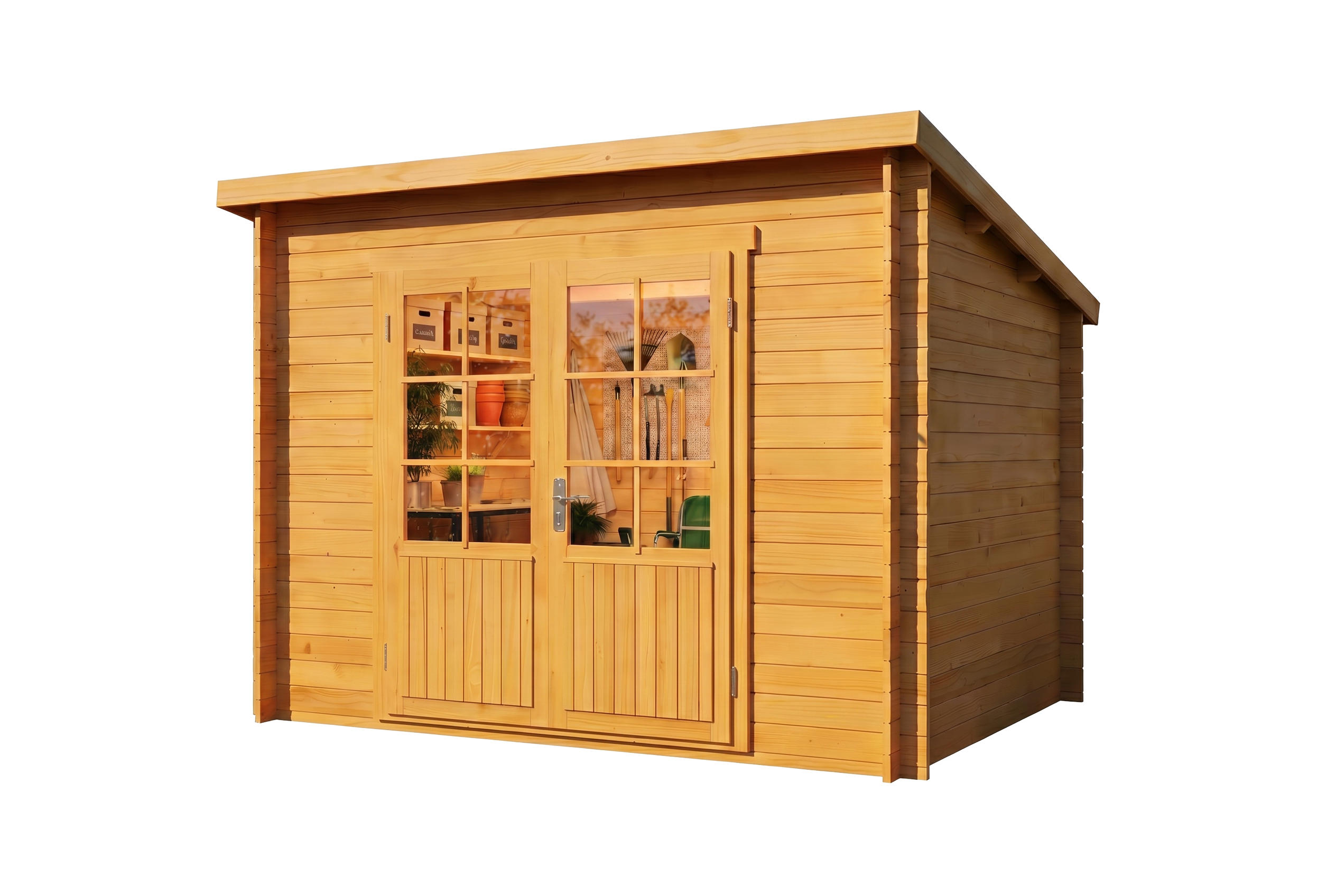 Alpholz Gartenhaus Pinien 300x228x272 cm
