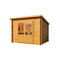 GARTENHAUS Holz Maria - Pinienfarben, Holz (300/228/272cm) - Alpholz