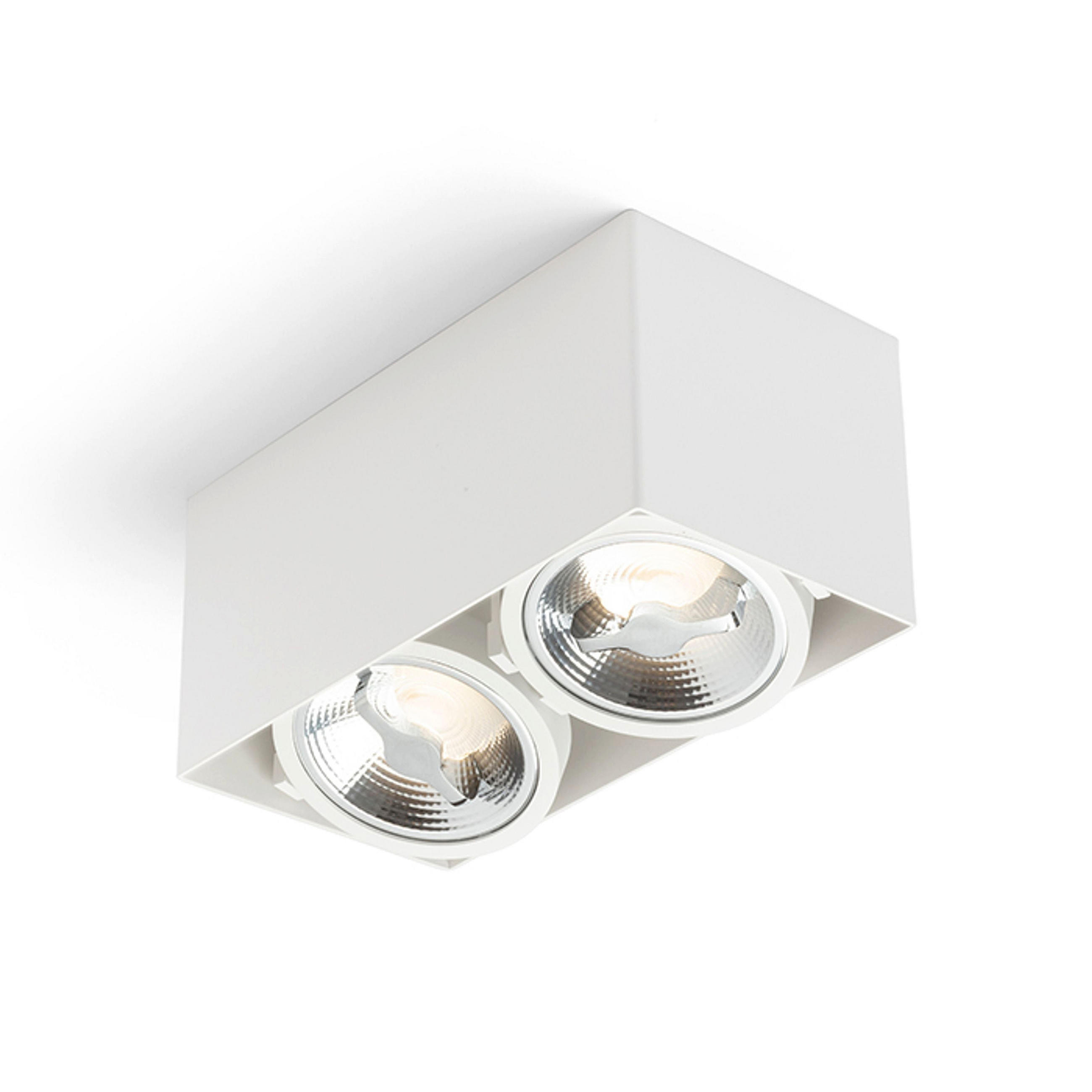 DECKENLEUCHTE JAMES II DIMM Matt weiß 30 W - Weiß, Metall (28.5/145/13cm) - Rendl