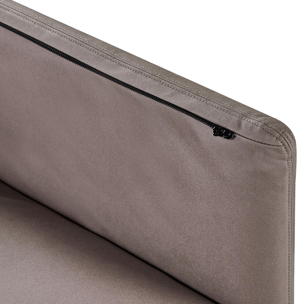 POHOVKA 3-místná Látka Hnědá Revsnes - hnědá, textil (242/86/81cm) - Beliani