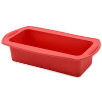 SILIKONFORM, 21x9x6 cm, 100% Silikon, Rot - Rot, Kunststoff (9/6/21cm) - Zollner24