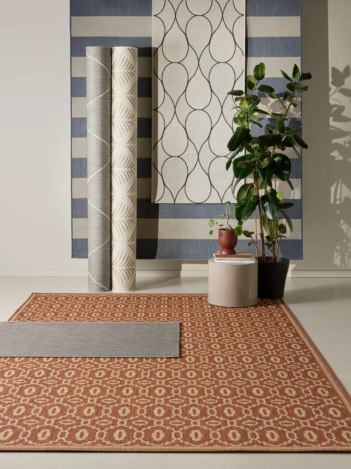 OUTDOORLÄUFER Metro Beige 80x240 cm - Beige, Textil (80/240cm) - benuta Nest