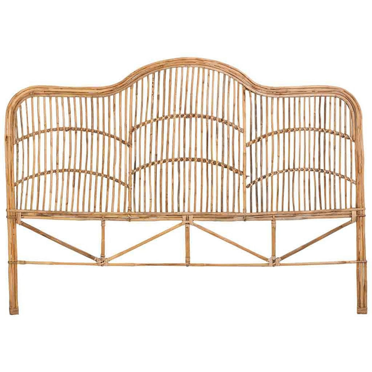 KOPFTEIL, 178x2x127cm - Braun, Naturmaterialien (178/127/2cm) - Wanderlust