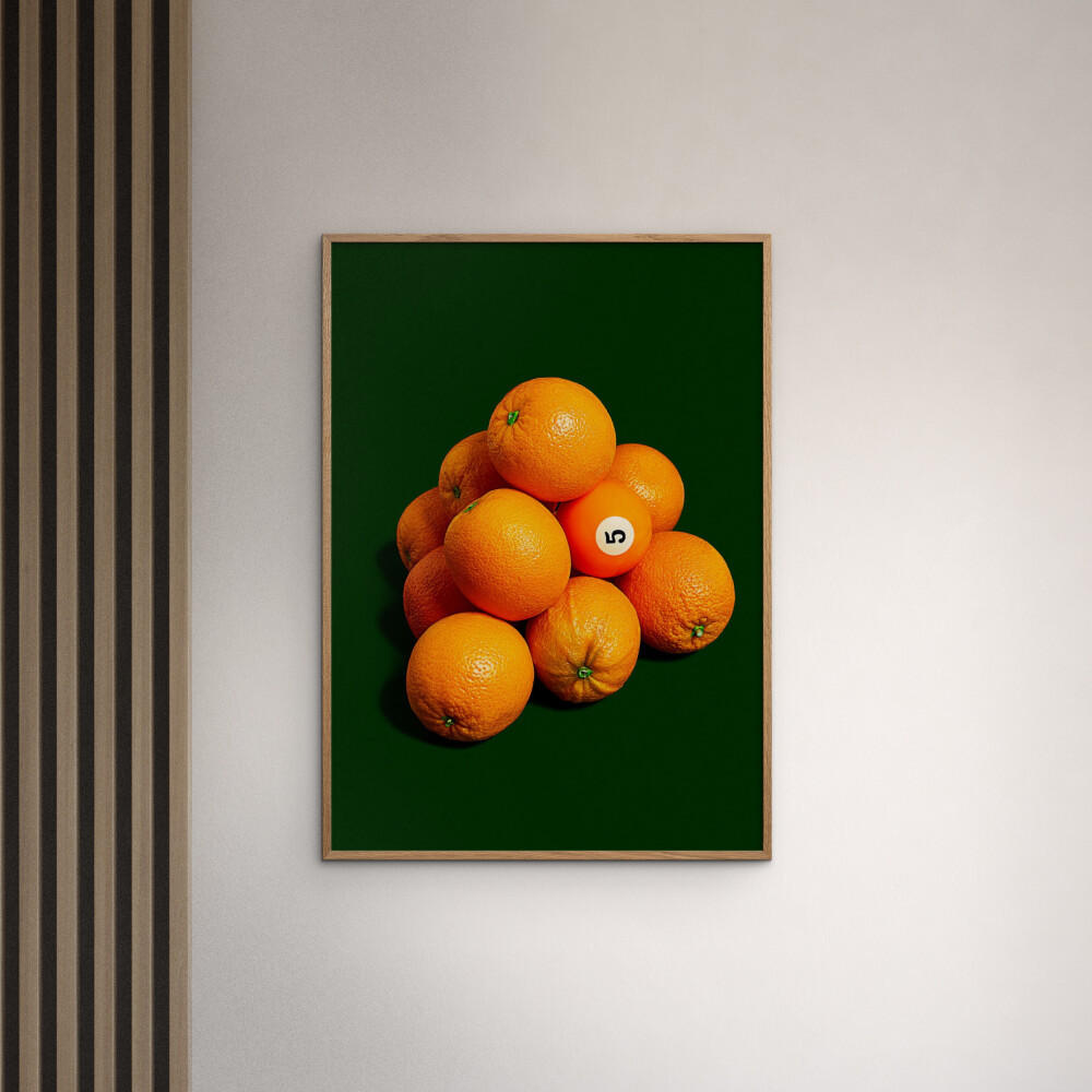 POSTER Supermercat - Odd orange out - Grün, Papier (50/70/0.1cm) - Poster&Frame