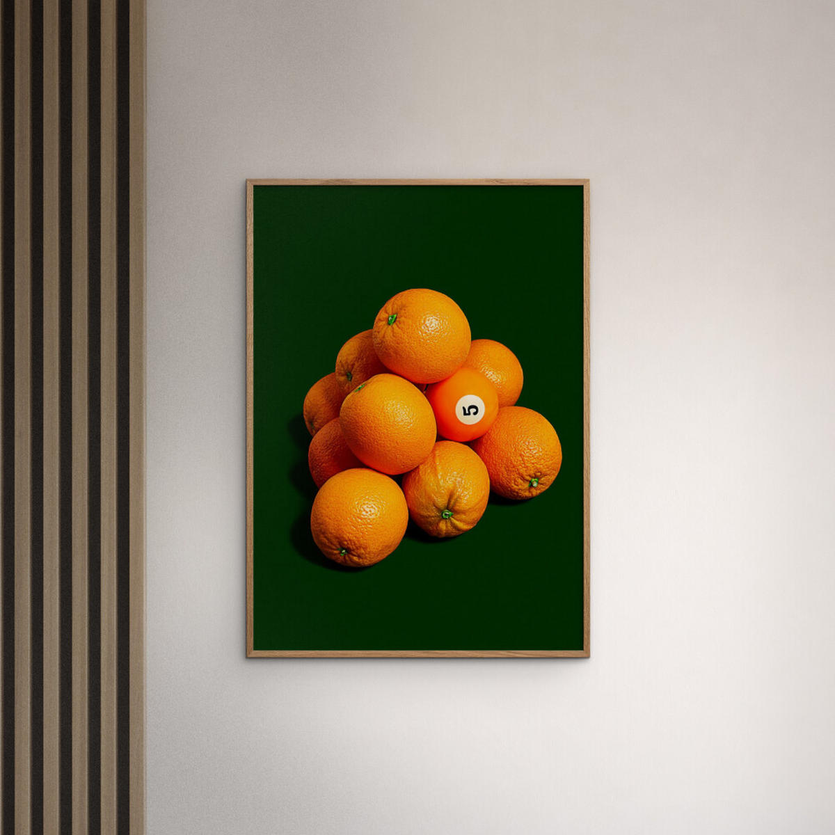 POSTER Supermercat - Odd orange out - Grün, Papier (50/70/0.1cm) - Poster&Frame