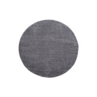 KURZFLOR-TEPPICH Fancy 904 Grau 200 cm Rund - Anthrazit/Grau, Textil (200/200cm) - carpet city