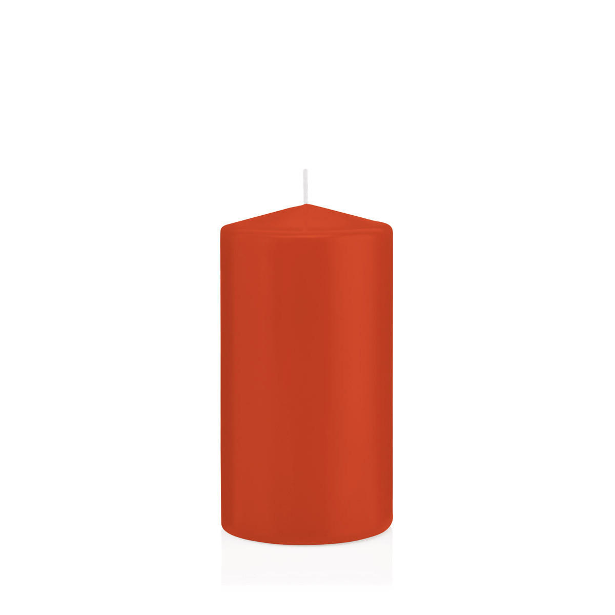STUMPENKERZEN Dukat Ø 78 x 150 mm, 8 Stück - Terra cotta, Paraffin (8/15cm) - Wiedemann Kerzen