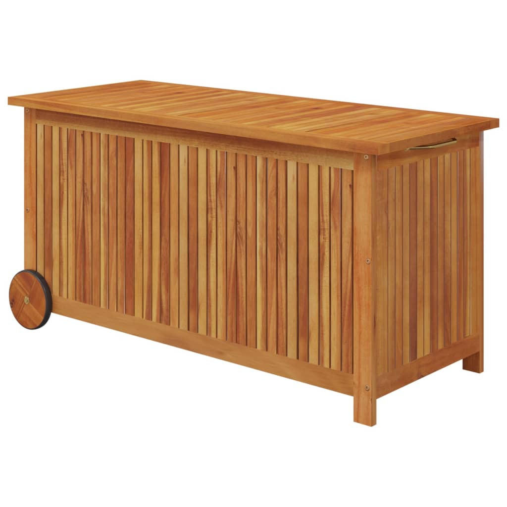 furnicato Gartentruhe Braun 113x58x50 cm