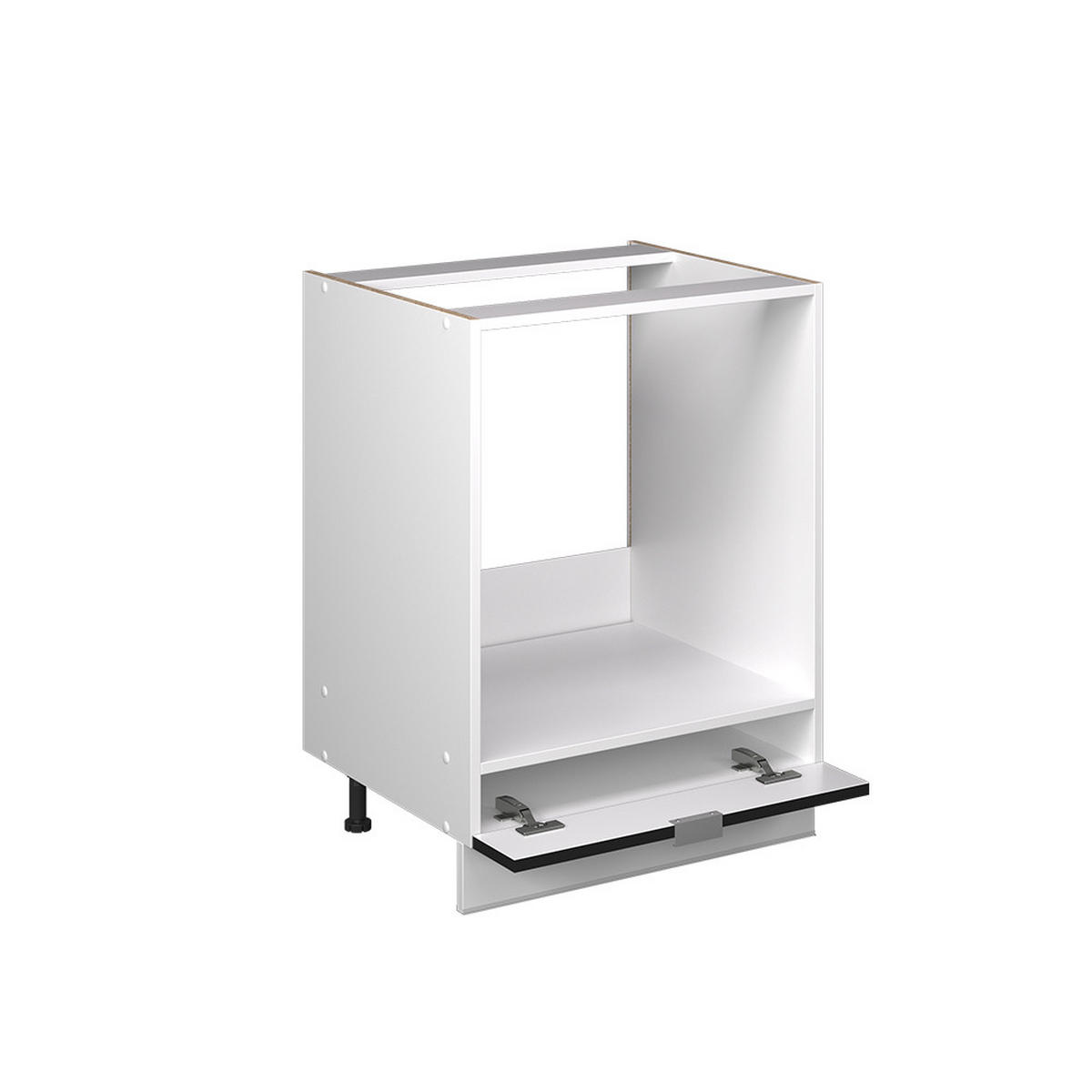 Schwarz/Weiß, Holzwerkstoff (60/82/60cm) - Vicco