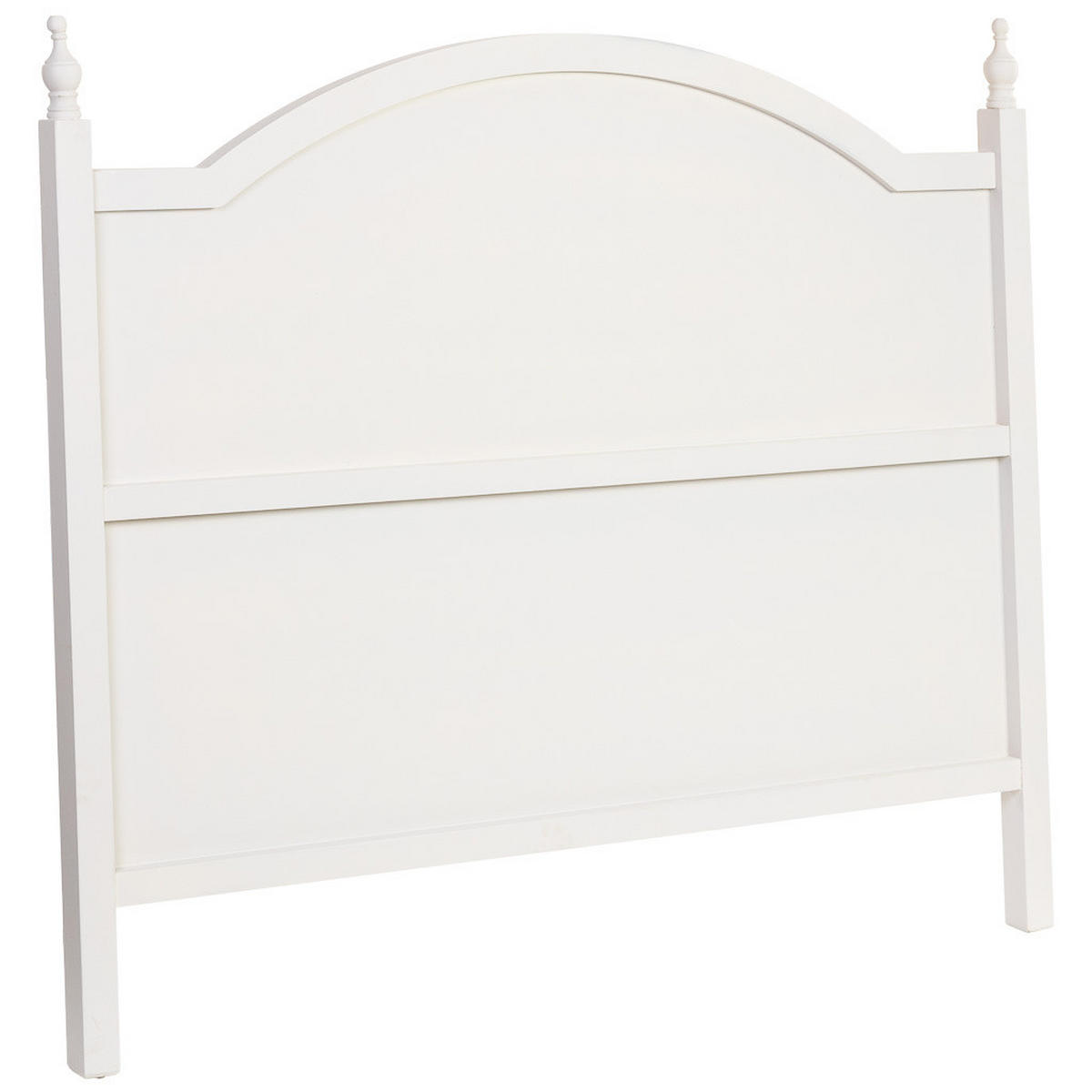 KOPFTEIL aus Holz, weiß, 150x5x130cm - Weiß, Holz (150/130/5cm) - Wanderlust