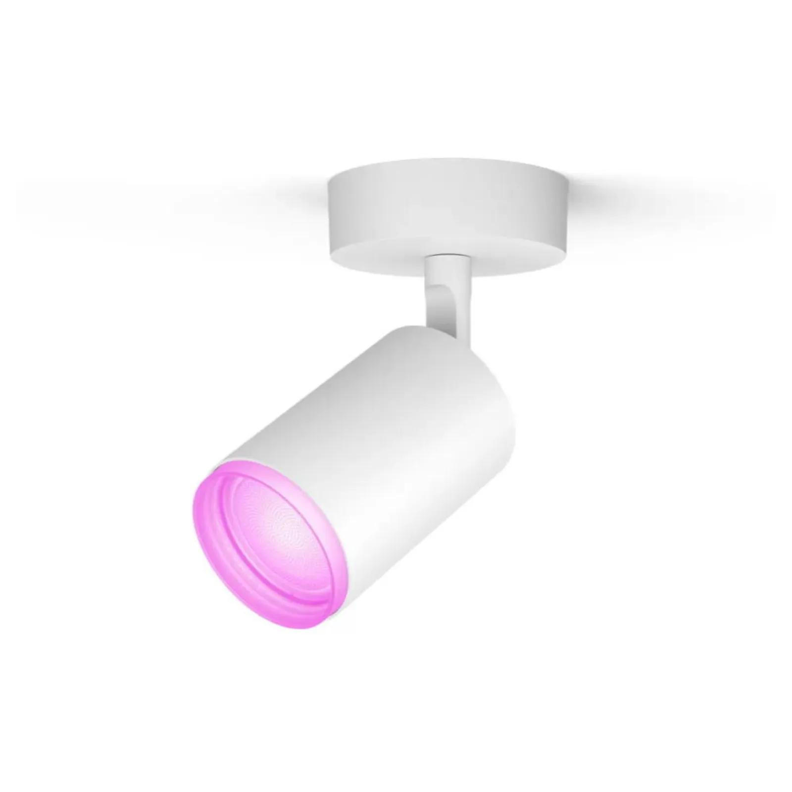 DECKENLEUCHTE Fugato Weiß - Weiß, Metall (3/3/16.3cm) - Philips HUE