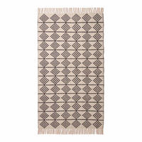 HANDWEBTEPPICH Adana geometrisch gemustert 90/150 cm - Schwarz, Textil (90/150cm) - Homescapes