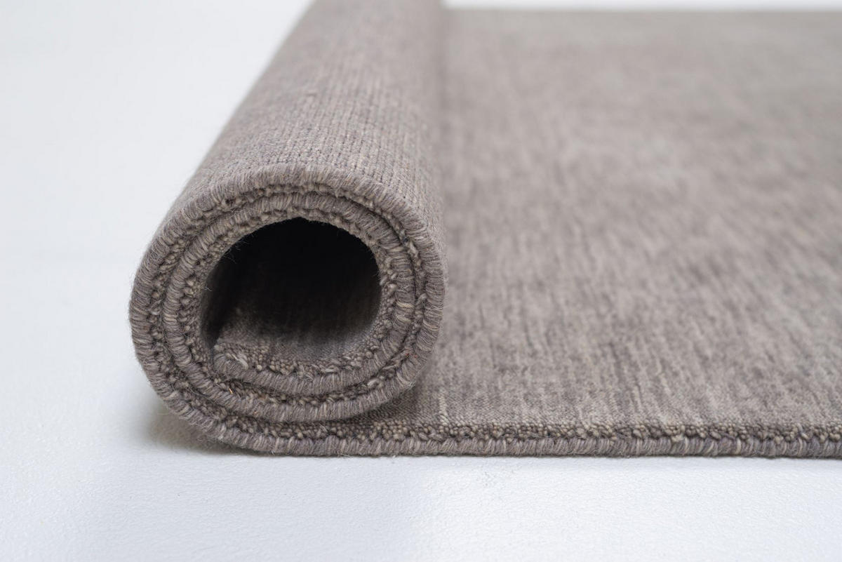 WEBTEPPICH Luxus Designerteppich 70x140 cm - Grau, Textil (70/140cm) - Rug and Roll