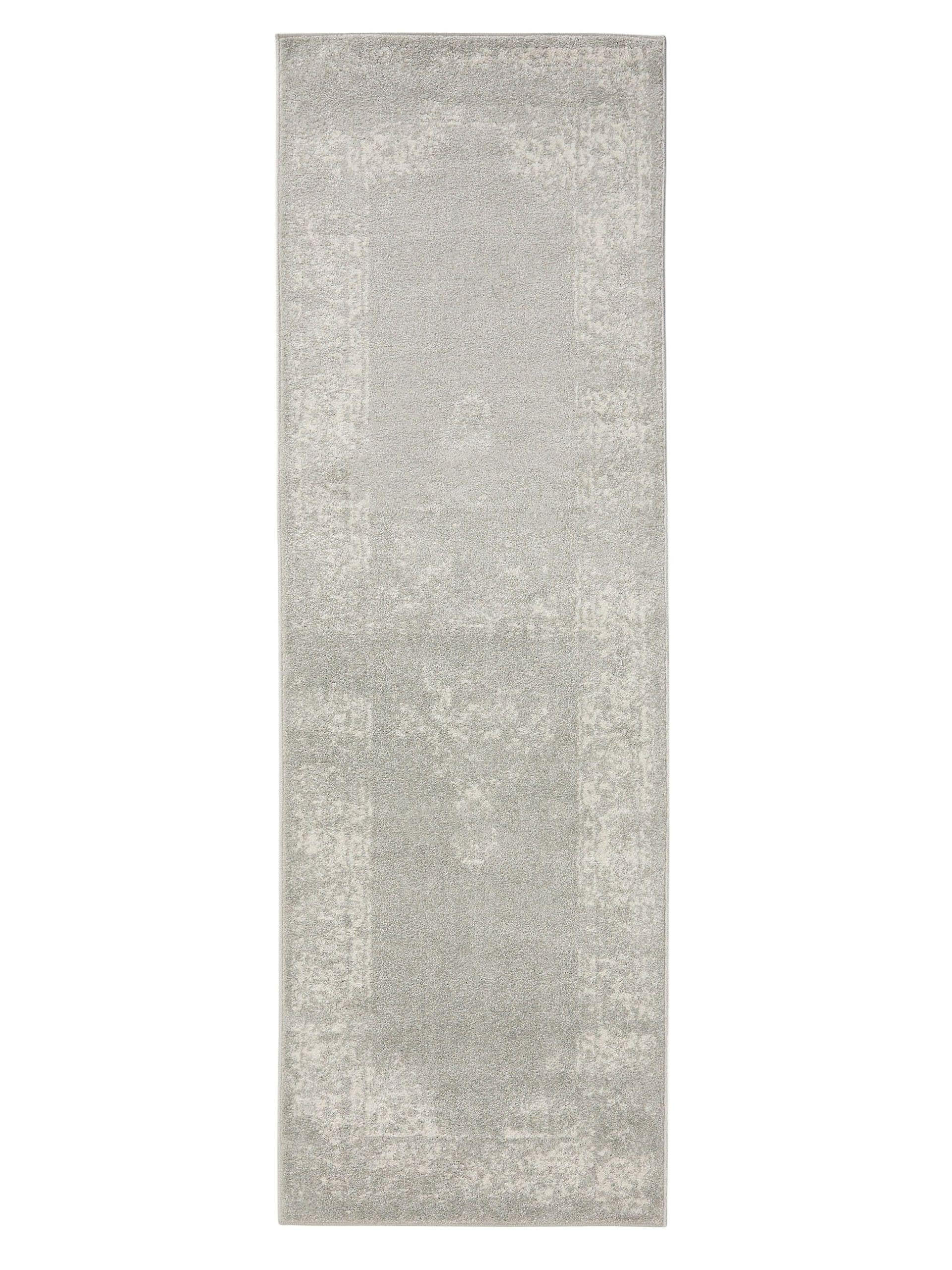 VINTAGE-LÄUFER Sia 80/240 cm - Taupe, Kunststoff (80/240cm) - benuta