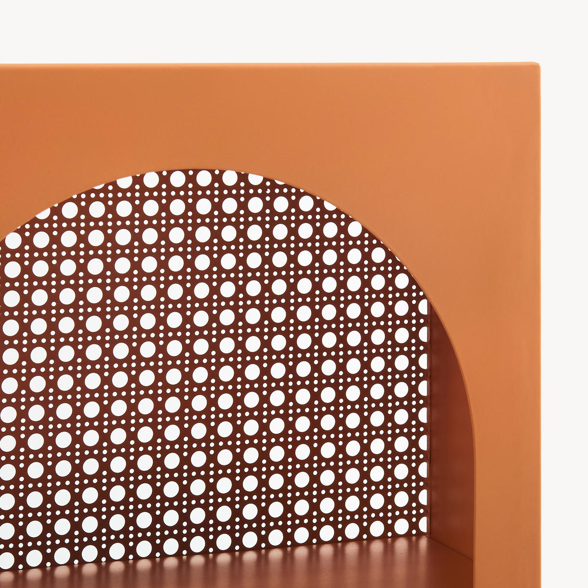 WANDREGAL Jäller I. - Orange, Metall (30/40/13cm) - [en.casa]