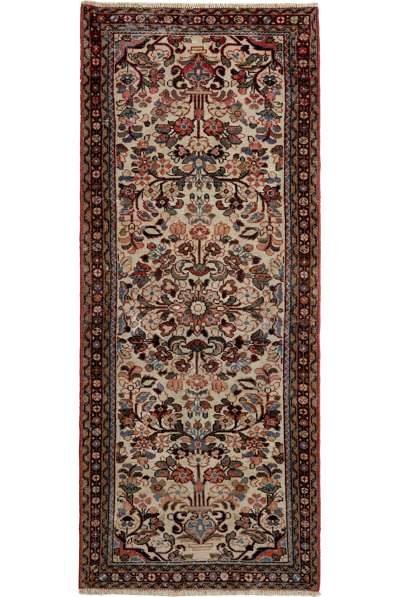TEPPICH Heritage Braun 201/80 cm Schurwolle - Braun, Textil (80/201cm) - Looma
