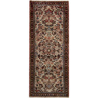 TEPPICH Heritage Braun 201/80 cm Schurwolle - Braun, Textil (80/201cm) - Looma