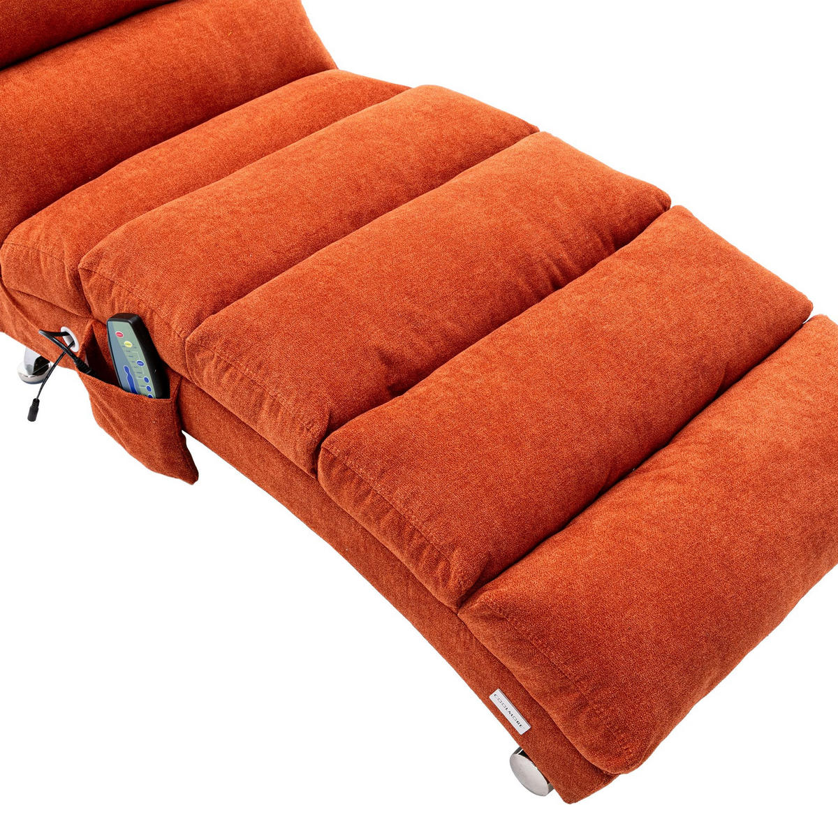 RELAXLIEGE Liegesessel,Relaxsessel,Leinenstoff,Orange - Orange, Textil (55/84/148cm) - LVHOM