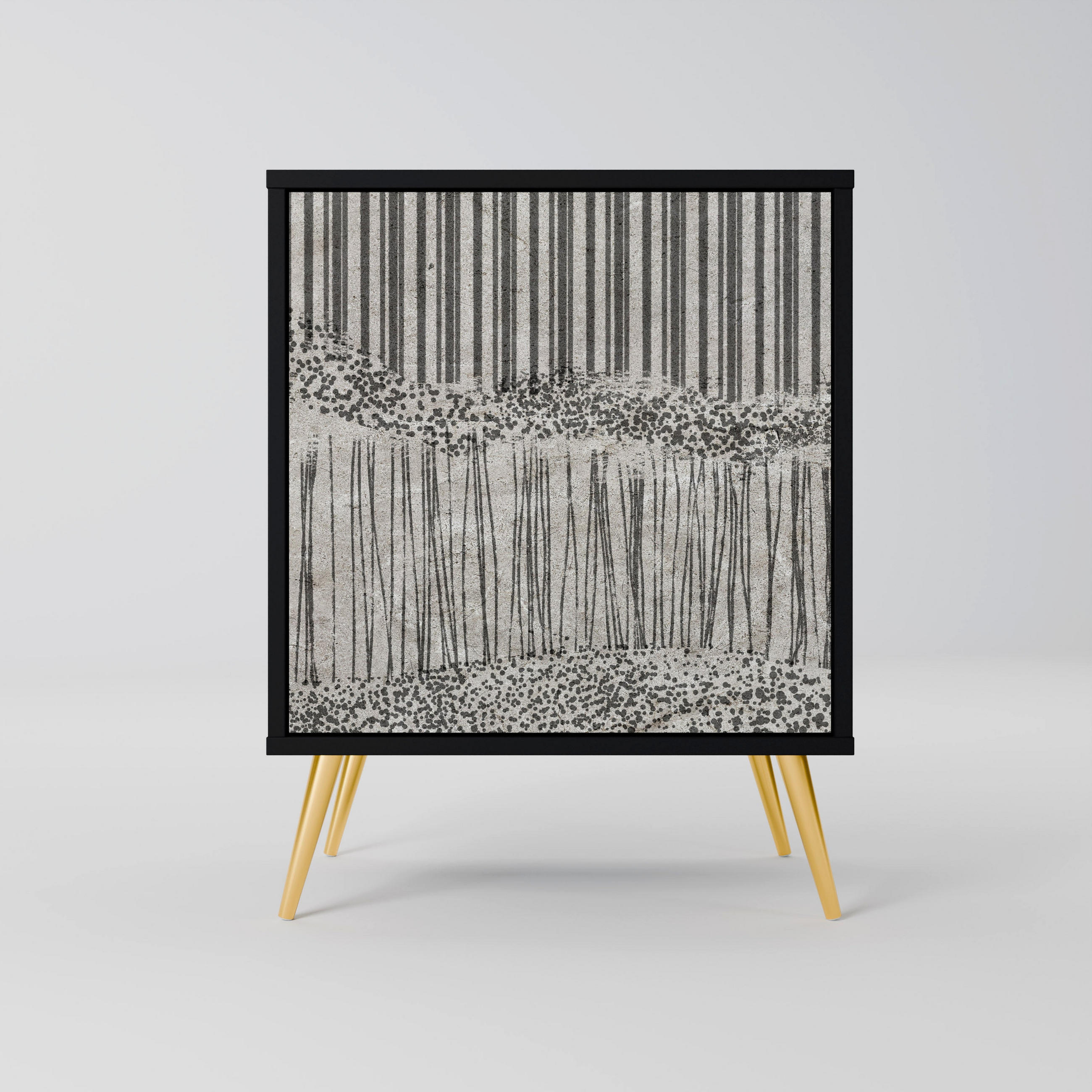 SpaceRebels Sideboard Schwarz 57.5x75.5x42 cm