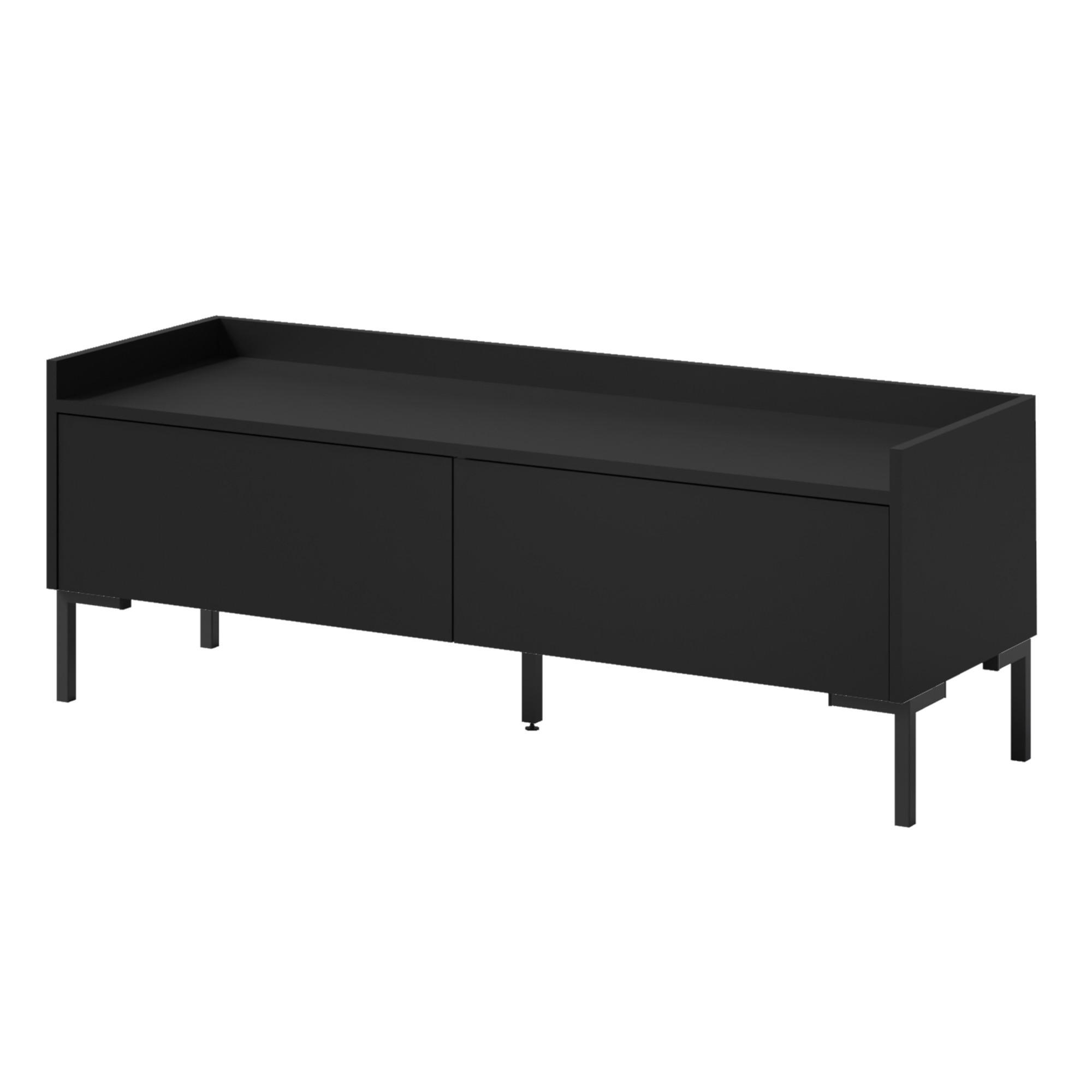 mzm24 Tv-Lowboard Schwarz 120x45x41 cm