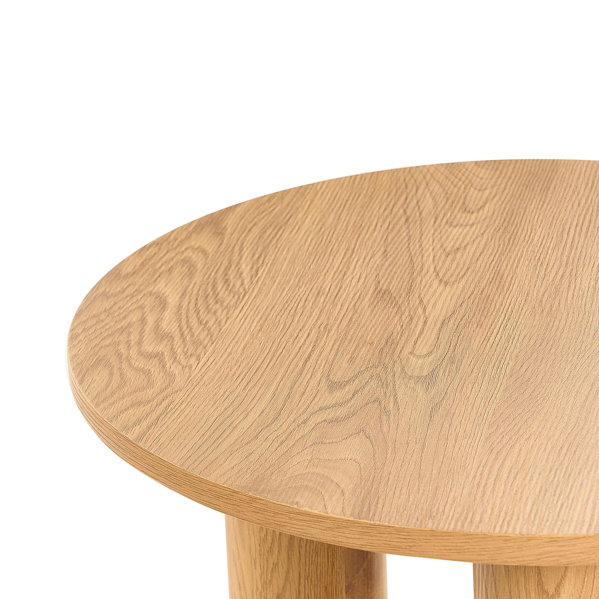 KONFERENČNÍ STOLEK Světlejší Odstín dřeva Senoia - světle hnědá, kompozitní dřevo (60/60/46cm) - Beliani