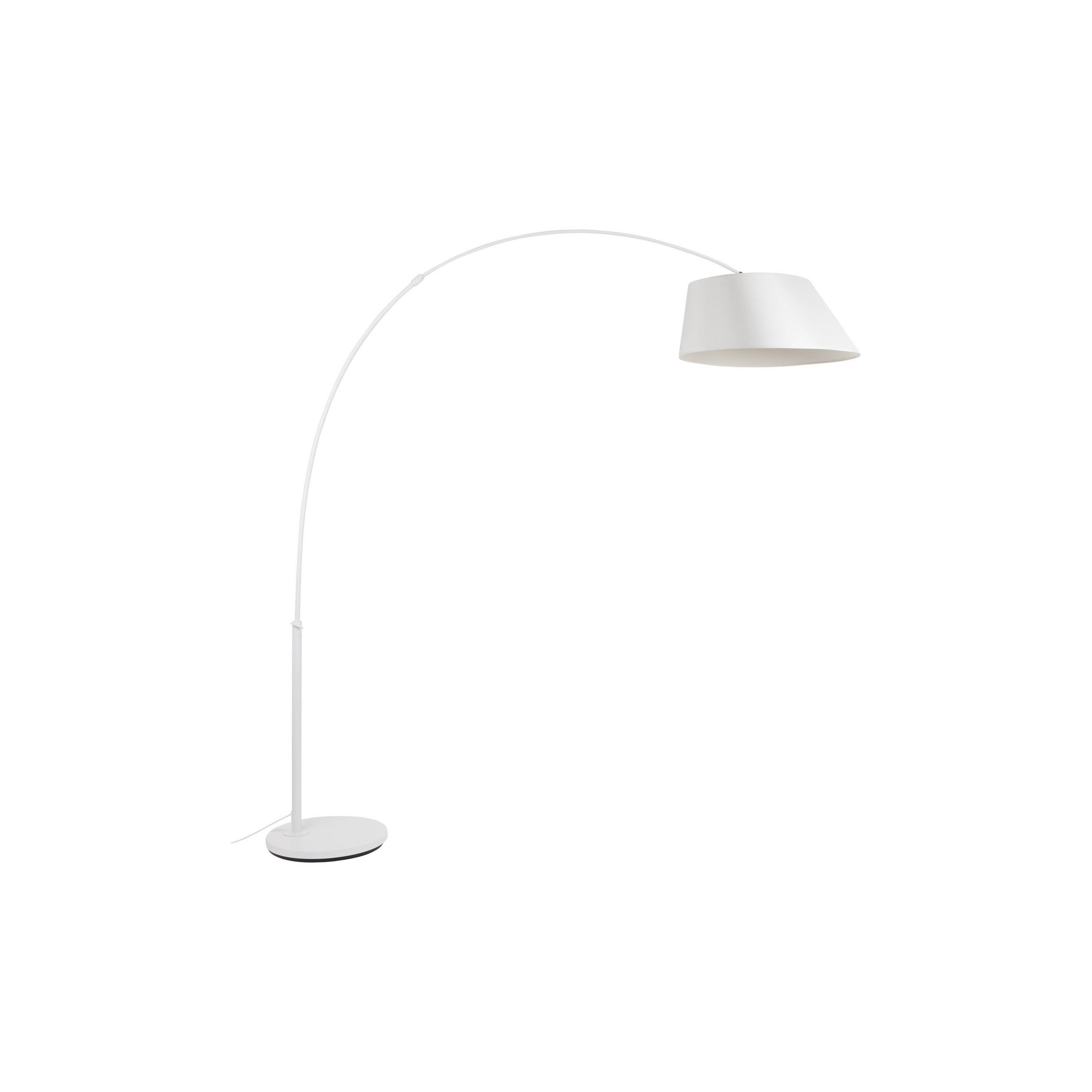 STEHLAMPE Arc Weiß - Weiß, Metall (199.5/60/222.5cm) - Zuiver