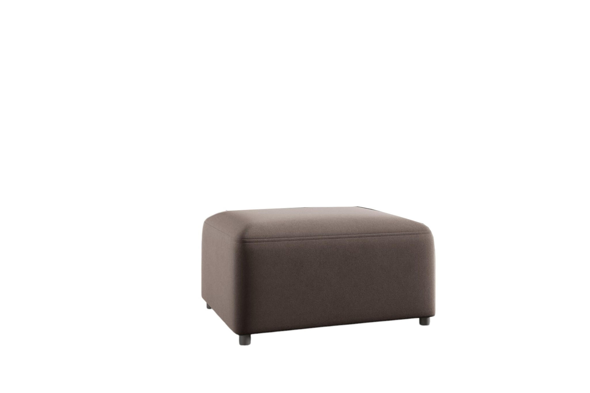 Fun Möbel Polsterhocker Braun 100x45x91 cm