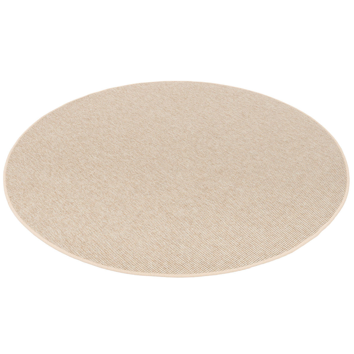 NATUR SISAL-OPTIK TEPPICH TAFF RUND - Honig, Textil (200/200cm) - Snapstyle