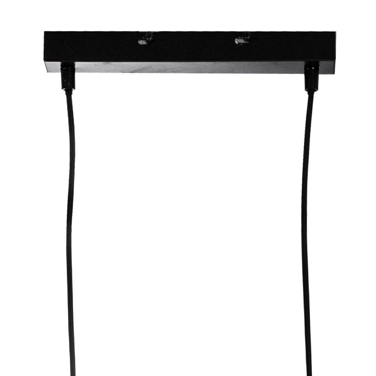 LED HÄNGELEUCHTE Metall Schwarz Gitteroptik - Schwarz, Metall (75/13/150cm)