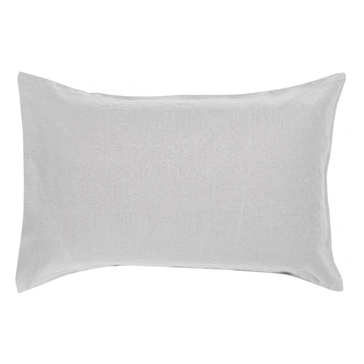 KISSENBEZUG Zeff perlweiß 50 x 75 cm - Hellgrau, Textil (50/75cm) - Vivaraise