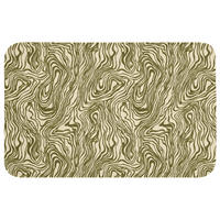 KOUPELNOVÁ PŘEDLOŽKA Abstraktní - Mramor - Zelený 80x50 cm - tmavě zelená, textil/plast (80/50cm)