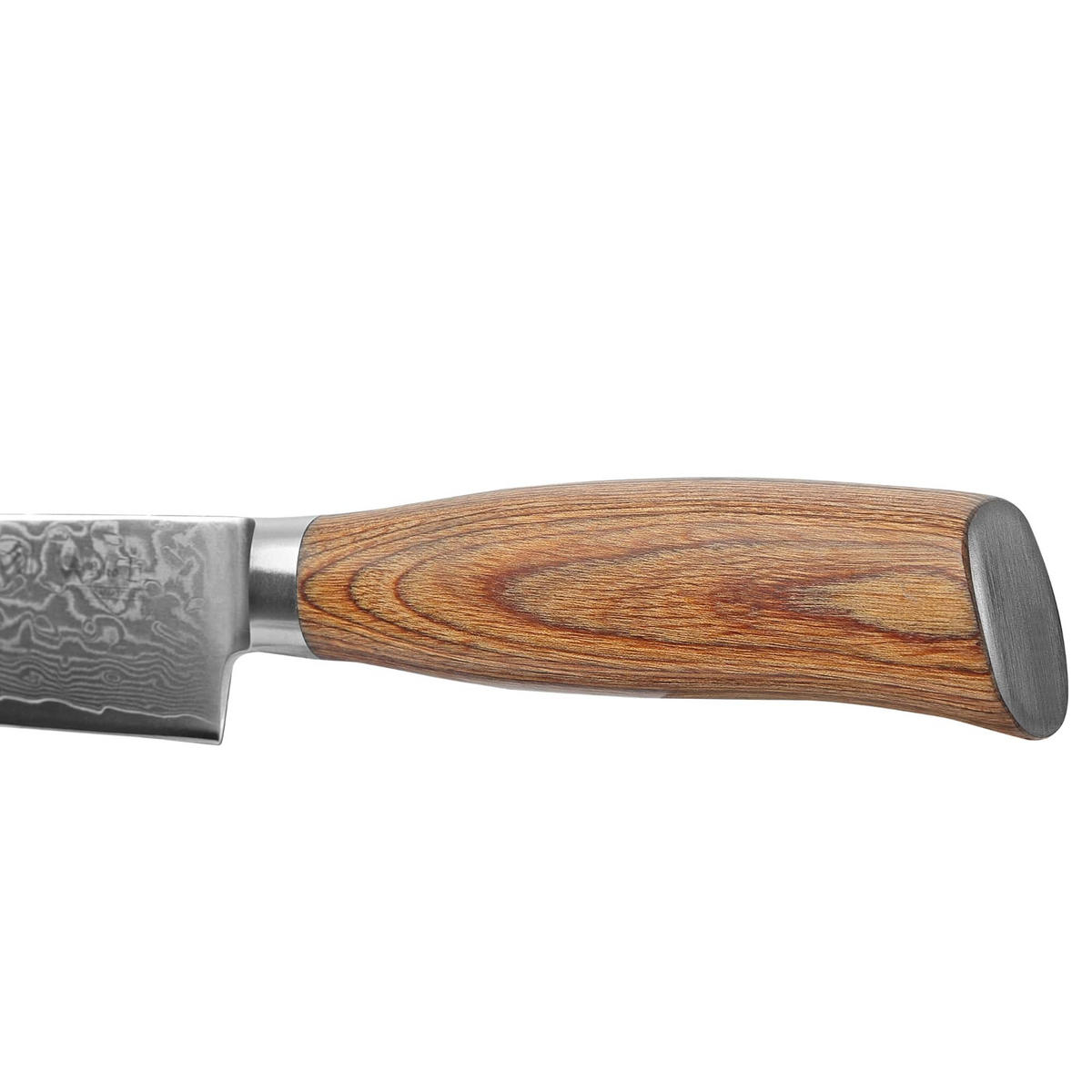 SANTOKUMESSER 11 cm - Braun, Holz/Metall (23cm) - Wakoli